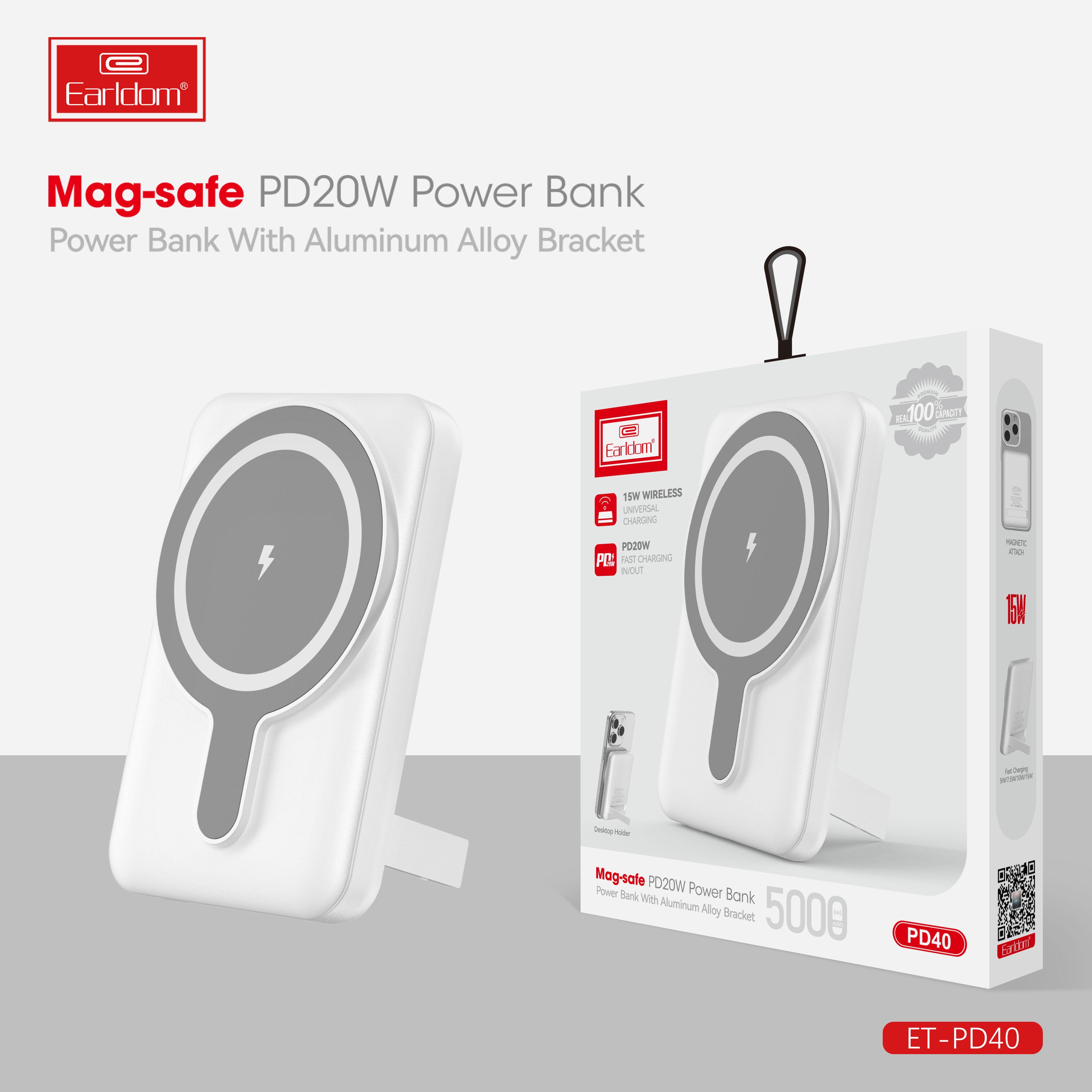Magnetic suction ultra-thin fast charging ET-PD40 Magnetic suction ultra-thin fast charging ET-PD40